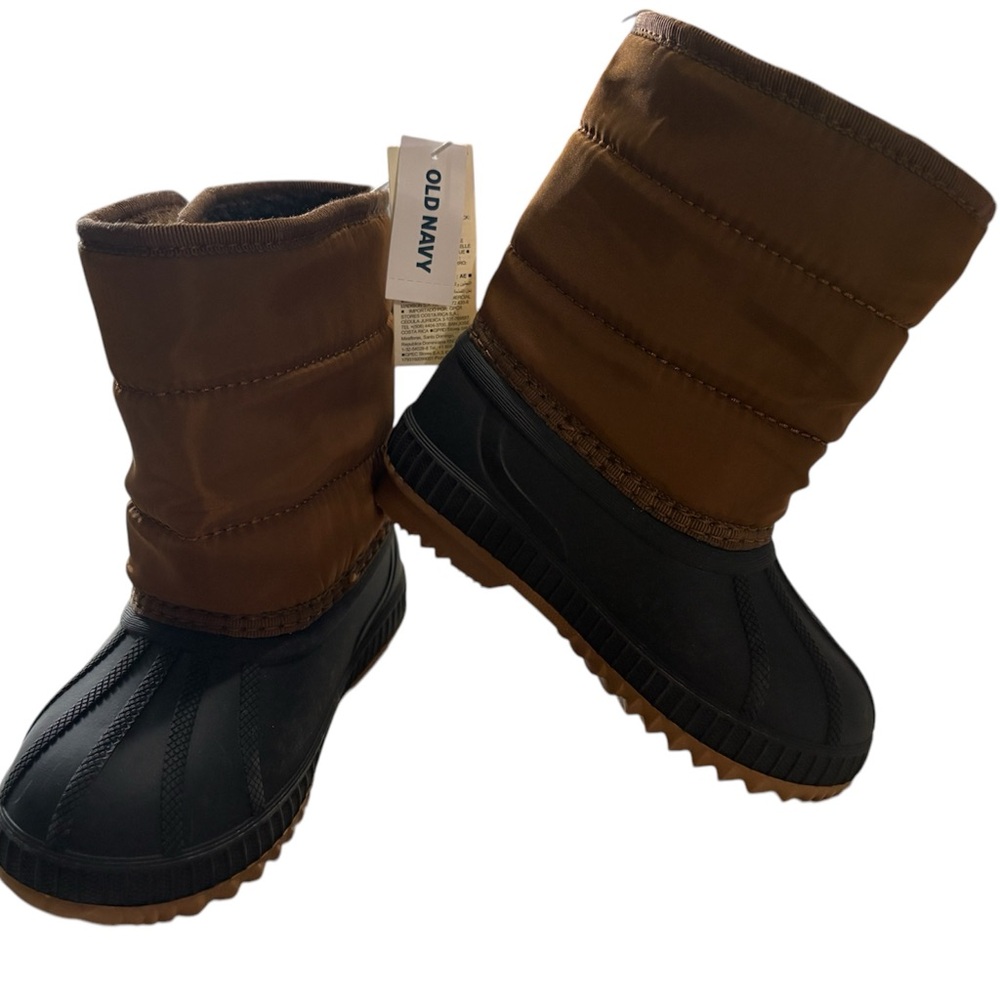 Old Navy Brown and Black Winter Boots